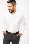 CAMISA MANGA COMPRIDA EM OXFORD DE TRATAMENTO FÁCIL-RAG-Tailors-Fardas-e-Uniformes-Vestuario-Pro