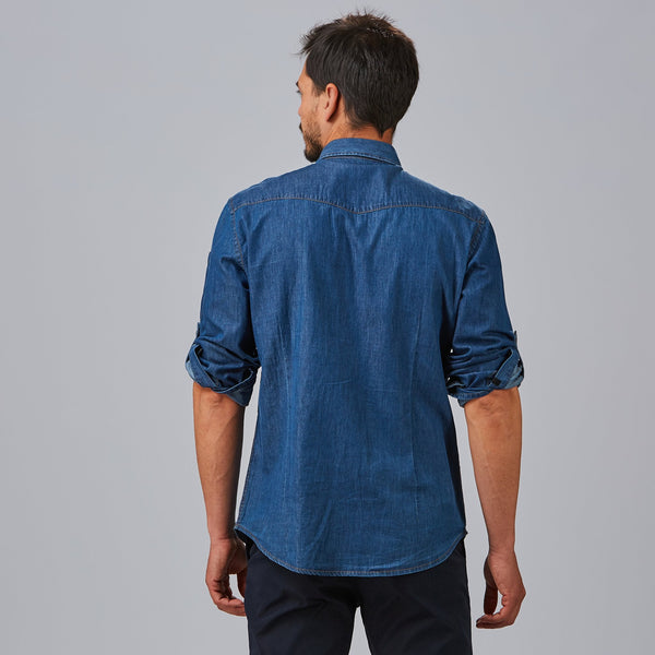 CAMISA Masculina GANGA SLIM FIT-RAG-Tailors-Fardas-e-Uniformes-Vestuario-Pro