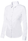 CAMISA STRETCH DE MULHER-Branco-S-RAG-Tailors-Fardas-e-Uniformes-Vestuario-Pro