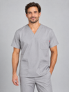 CAMISOLA Estilo Pijama Manga Curta Tara-CINZA GELO - 58-2XS-RAG-Tailors-Fardas-e-Uniformes-Vestuario-Pro