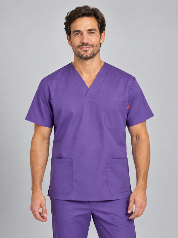CAMISOLA Estilo Pijama Manga Curta Tara-ROXO - 26-2XS-RAG-Tailors-Fardas-e-Uniformes-Vestuario-Pro