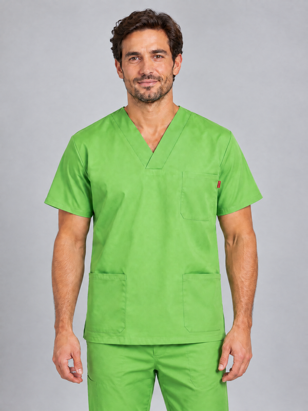 CAMISOLA Estilo Pijama Manga Curta Tara-VERDE LIMA - 25-2XS-RAG-Tailors-Fardas-e-Uniformes-Vestuario-Pro