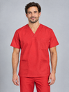 CAMISOLA Estilo Pijama Manga Curta Tara-VERMELHO CORAL - 24-2XS-RAG-Tailors-Fardas-e-Uniformes-Vestuario-Pro