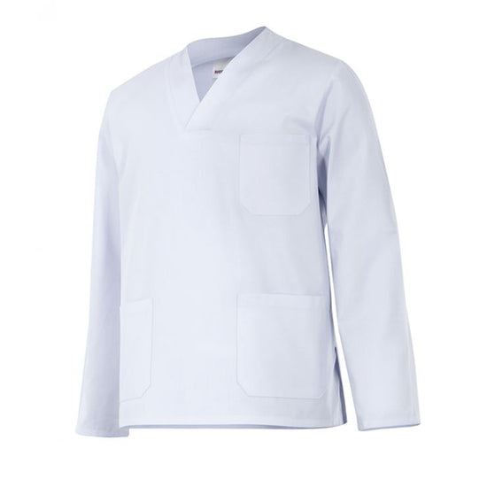 CAMISOLA PIJAMA GOLA BICO ML-Branco-XS-RAG-Tailors-Fardas-e-Uniformes-Vestuario-Pro