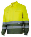 CASACO BICOLOR DE ALTA VISIBILIDADE-Am.Fluor/Ver Caz-L-RAG-Tailors-Fardas-e-Uniformes-Vestuario-Pro