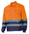 CASACO BICOLOR DE ALTA VISIBILIDADE-Sup Nar/Inf Mar-S-RAG-Tailors-Fardas-e-Uniformes-Vestuario-Pro