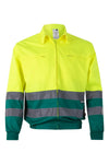 CASACO BICOLOR DE ALTA VISIBILIDADE-VERDE/AMARELO FLUORESCENTE 02/20-S-RAG-Tailors-Fardas-e-Uniformes-Vestuario-Pro
