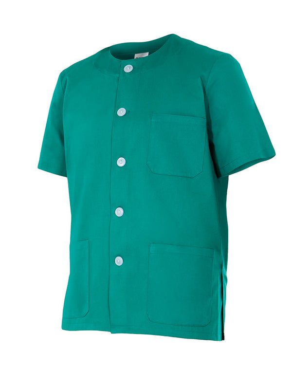 CASACO ESTILO PIJAMA DE MANGA CURTA-VERDE - 02-XS-RAG-Tailors-Fardas-e-Uniformes-Vestuario-Pro