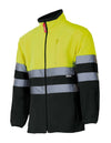 CASACO POLAR BICOLOR DE ALTA VISIBILIDADE-PRETO/FLUOR AMARELO - 00/20-XS-RAG-Tailors-Fardas-e-Uniformes-Vestuario-Pro