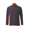 CASACO POLAR BICOLOR GAMA CINZA-Laranja-XS-RAG-Tailors-Fardas-e-Uniformes-Vestuario-Pro