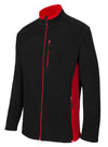 CASACO POLAR BICOLOR GAMA PRETA-Vermelho-XS-RAG-Tailors-Fardas-e-Uniformes-Vestuario-Pro