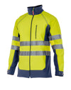 CASACO SOFTSHELL BICOLOR DE ALTA VISIBILIDADE-Amarelo/Marinho-L-RAG-Tailors-Fardas-e-Uniformes-Vestuario-Pro