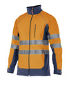 CASACO SOFTSHELL BICOLOR DE ALTA VISIBILIDADE-Laranja/Marinho-L-RAG-Tailors-Fardas-e-Uniformes-Vestuario-Pro