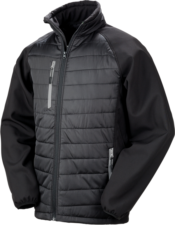 CASACO SOFTSHELL COMPASS em Azul-Preto / Cinzento-M-RAG-Tailors-Fardas-e-Uniformes-Vestuario-Pro