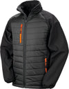 CASACO SOFTSHELL COMPASS em Preto-Preto / Laranja-XS-RAG-Tailors-Fardas-e-Uniformes-Vestuario-Pro