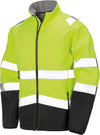 CASACO SOFTSHELL DE ALTA VISIBILIDADE-Fluorescent Amarelo / Preto-S-RAG-Tailors-Fardas-e-Uniformes-Vestuario-Pro