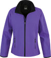 CASACO SOFTSHELL DE SENHORA "PRINTABLE"-Roxo / Preto-XS-RAG-Tailors-Fardas-e-Uniformes-Vestuario-Pro