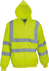 CASACO SWEATSHIRT COM CAPUZ DE ALTA VISIBILIDADE-Hi Vis Amarelo-S-RAG-Tailors-Fardas-e-Uniformes-Vestuario-Pro