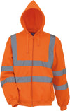 CASACO SWEATSHIRT COM CAPUZ DE ALTA VISIBILIDADE-Hi Vis Laranja-S-RAG-Tailors-Fardas-e-Uniformes-Vestuario-Pro