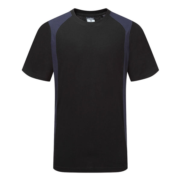 T-shirt Leve em Algodão WX2 de Manga Curta-Preto/marinho-S-RAG-Tailors-Fardas-e-Uniformes-Vestuario-Pro