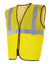 COLETE PROFISSIONAL COM TECIDO DE REDE DE ALTA VISIBILIDADE-Amarelo Fluor-L-RAG-Tailors-Fardas-e-Uniformes-Vestuario-Pro