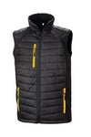 COLETE SOFTSHELL COMPASS em Preto-Preto / Amarelo-XS-RAG-Tailors-Fardas-e-Uniformes-Vestuario-Pro