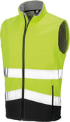 COLETE SOFTSHELL DE ALTA VISIBILIDADE-Fluorescent Amarelo / Preto-S-RAG-Tailors-Fardas-e-Uniformes-Vestuario-Pro