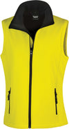 COLETE SOFTSHELL DE SENHORA "PRINTABLE"-Amarelo / Preto-XS-RAG-Tailors-Fardas-e-Uniformes-Vestuario-Pro