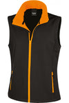 COLETE SOFTSHELL DE SENHORA "PRINTABLE"-Preto / Laranja-XS-RAG-Tailors-Fardas-e-Uniformes-Vestuario-Pro