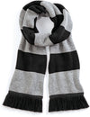 Cachecol às riscas Stadium-Black / Heather Grey-One Size-RAG-Tailors-Fardas-e-Uniformes-Vestuario-Pro