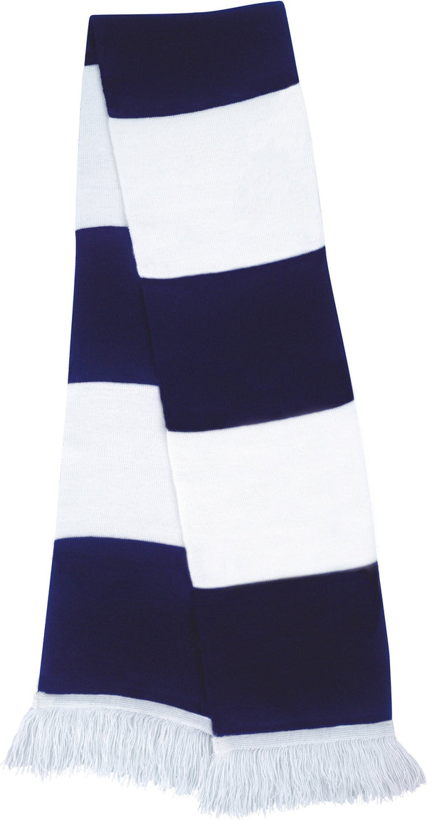 Cachecol bicolor-White / Navy-Único-RAG-Tailors-Fardas-e-Uniformes-Vestuario-Pro