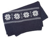 Cachecol de Natal tricotado com padrão de estrelas-Night Navy-One Size-RAG-Tailors-Fardas-e-Uniformes-Vestuario-Pro