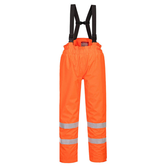 Calça Bizflame, com forro, de alta visibilidade, anti-estática e ignífuga-Laranja-L-RAG-Tailors-Fardas-e-Uniformes-Vestuario-Pro