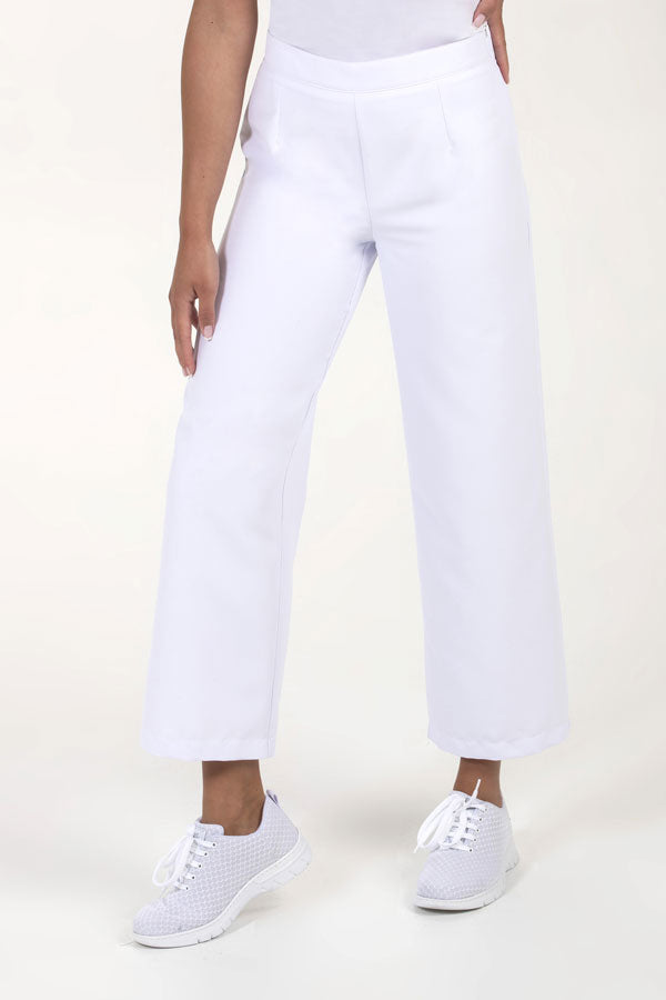 Calça Culote Microfibra-Branco-SP-RAG-Tailors-Fardas-e-Uniformes-Vestuario-Pro