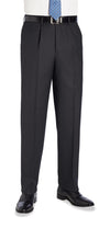 Calça Langham com prega única-Charcoal-36 (UK 28)-RAG-Tailors-Fardas-e-Uniformes-Vestuario-Pro