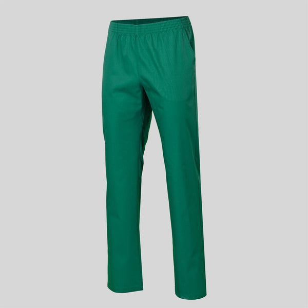 Calça Sarja Unisex Básica c/ Elástico (Cores 2)-Verde - 108-XS-RAG-Tailors-Fardas-e-Uniformes-Vestuario-Pro