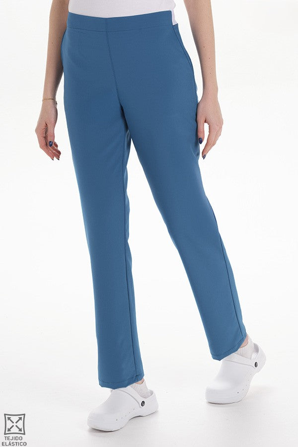 Calça Senhora Martina microfibra ELASTIK 360 - Elástico Cintura-Verde Petróleo (408)-XS / (SP)-RAG-Tailors-Fardas-e-Uniformes-Vestuario-Pro