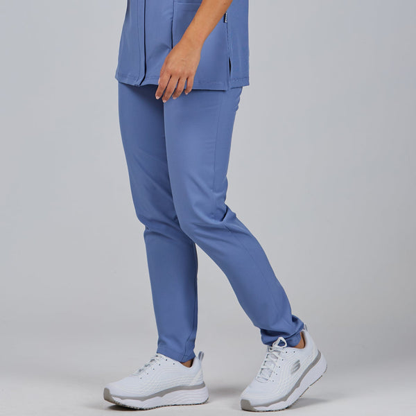 Calça Senhora Microfibra 360-Azul Celeste - 107-XS-RAG-Tailors-Fardas-e-Uniformes-Vestuario-Pro
