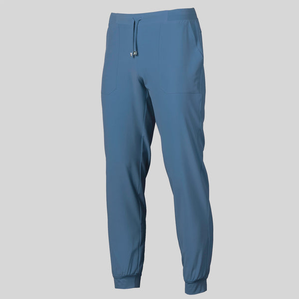 Calça Unissexo Microfibra Jogger 360-Azul Grisáceo-XXS-RAG-Tailors-Fardas-e-Uniformes-Vestuario-Pro