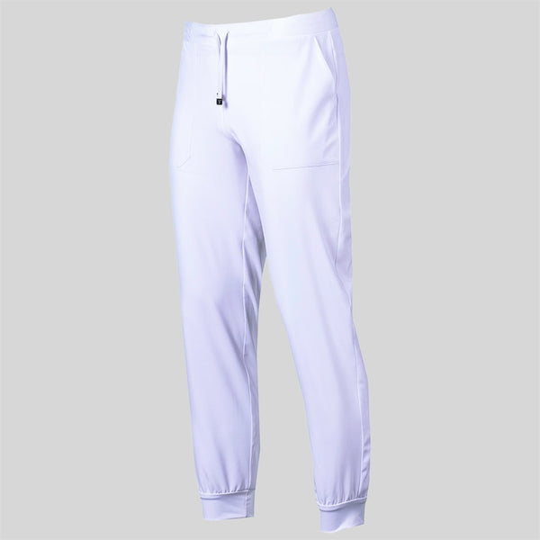Calça Unissexo Microfibra Jogger 360-Branco - 101-XS-RAG-Tailors-Fardas-e-Uniformes-Vestuario-Pro