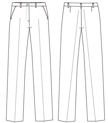 Calça de Fato Feminina Lara-RAG-Tailors-Fardas-e-Uniformes-Vestuario-Pro
