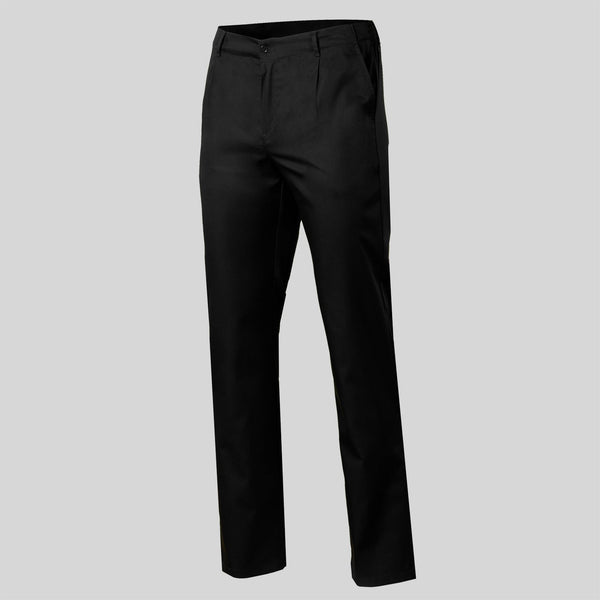 Calça de Sarja Unisex c/ Botão (Cores 1/2)-Preto - 001-XS-RAG-Tailors-Fardas-e-Uniformes-Vestuario-Pro