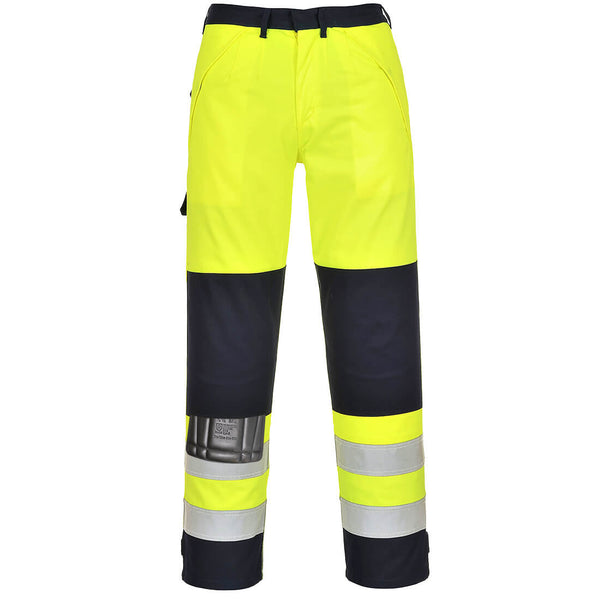 Calça de alta visibilidade Multi-norma-Amarelo/Marinho-S-RAG-Tailors-Fardas-e-Uniformes-Vestuario-Pro