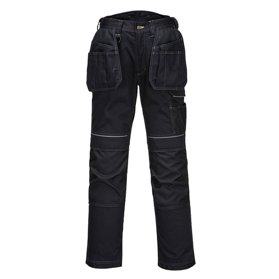 Calça trabalho elástica com coldre PW3-Preto-UK28" DE44 FR36 EU42-RAG-Tailors-Fardas-e-Uniformes-Vestuario-Pro