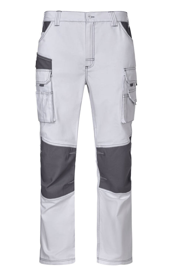 Calças Canvas Bicolor Multibolsos-Branco-S-RAG-Tailors-Fardas-e-Uniformes-Vestuario-Pro