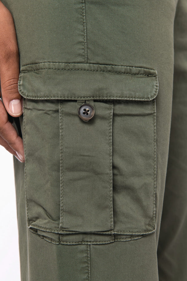 Calças Cargo Eco-responsáveis com Aspecto Lavado de Senhora-RAG-Tailors-Fardas-e-Uniformes-Vestuario-Pro