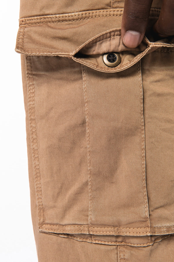 Calças Cargo Eco-responsáveis com Aspeto Lavado Homem-RAG-Tailors-Fardas-e-Uniformes-Vestuario-Pro