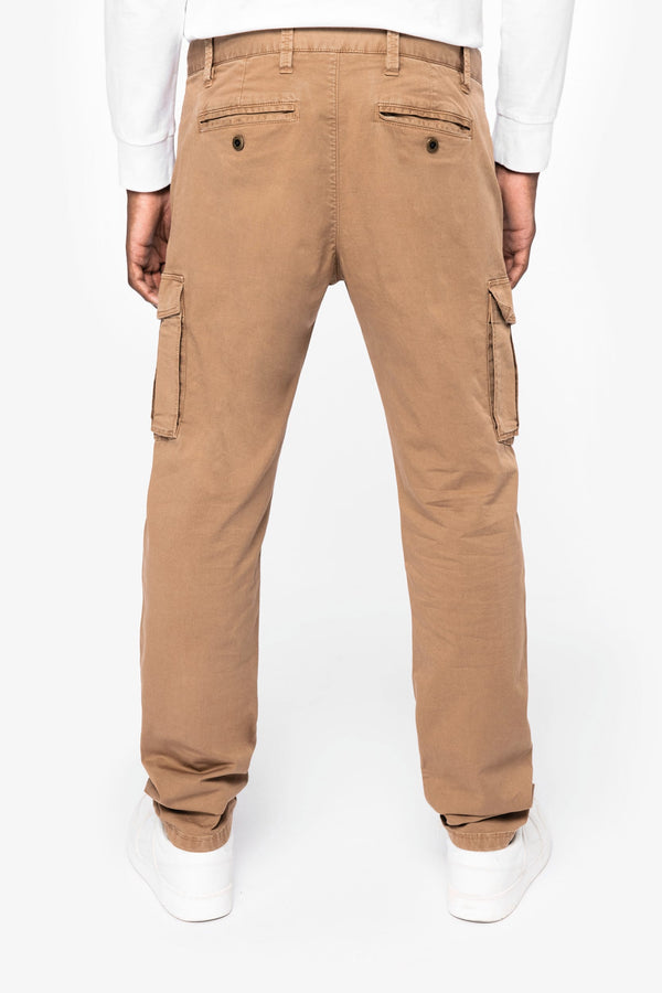 Calças Cargo Eco-responsáveis com Aspeto Lavado Homem-RAG-Tailors-Fardas-e-Uniformes-Vestuario-Pro