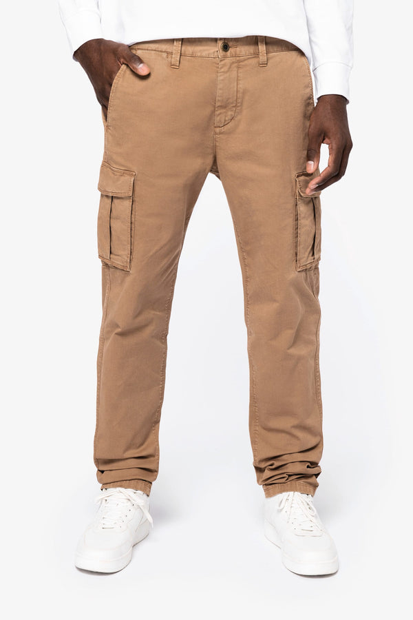 Calças Cargo Eco-responsáveis com Aspeto Lavado Homem-RAG-Tailors-Fardas-e-Uniformes-Vestuario-Pro