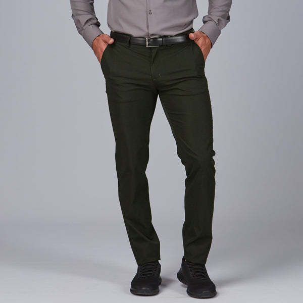 Calças Chino Masculinas Alessa-Verde Caqui - 149-36-RAG-Tailors-Fardas-e-Uniformes-Vestuario-Pro